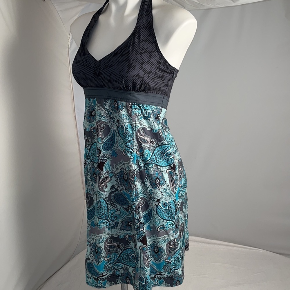 Athleta Pack Everywhere Dress gray teal white 8p - Picture 3 of 13